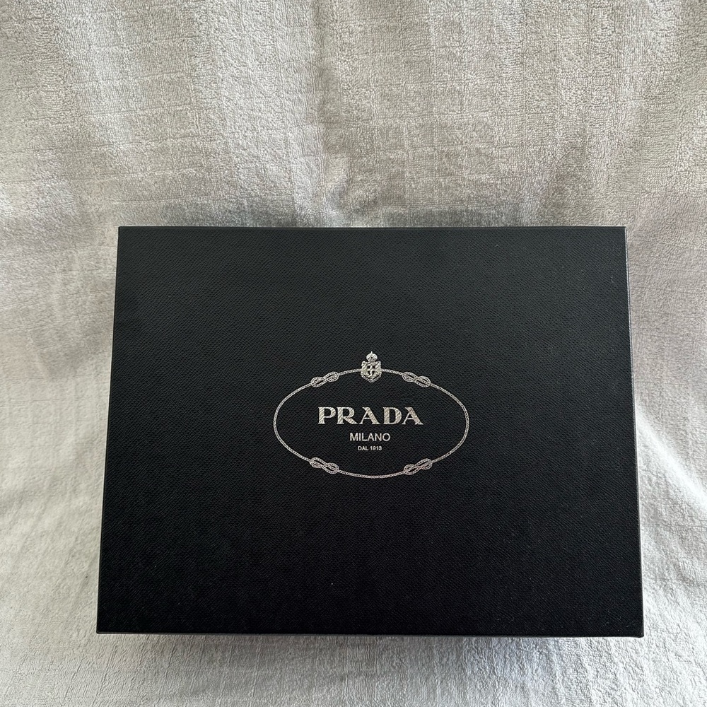 Prada Wheel Canvas High-Top Sneakers - Picture 3 of 4